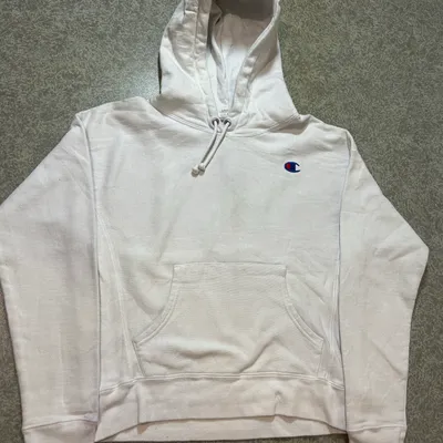 Hoodie Champion Reverse Weave Blanc - Taille M